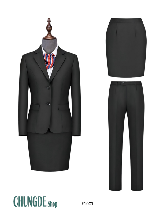 カスタム 淑女服 2ツボタン スーツジャケット セット · F1002/F1001（パンツセット／スカートセット）